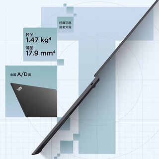 联想移动工作站笔记本ThinkPad T14p 202314英寸工程师设计商务办公高性能轻薄电脑 I9-13900H 32G内存 1T固态