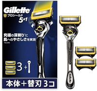 Gillette 吉列 Proshield 男士 手动剃须刀主体（带 3 个替换刀片）