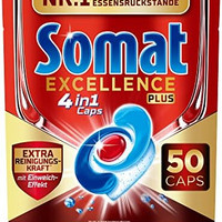 Somat Excellence PLUS 4 合 1 洗碗机洗涤剂（50 粒）