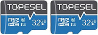 TOPESEL 32GB MicroSD卡 2件装