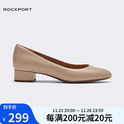 ROCKPORT 乐步 女鞋商务优雅经典女装皮鞋舒适减震低跟鞋 CI3232 36