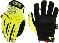 MECHANIX WEAR 超级技师 Hi-Viz M-Pact 工作手套(XL 码,荧光黄)