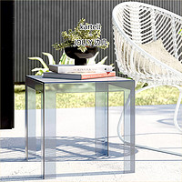 Kartell 尊信独品 意大利原装进口家具 kartell JOLLY 透明彩色边几桌子