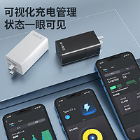 Gosund 港兴达 电小酷智能65W氮化镓充电器适用iPhone15promaxPD快充头双Typec多口苹果华为小米安卓笔记本电脑macbook手机