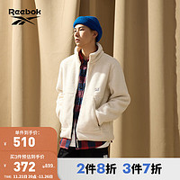 Reebok 锐步 官方新款男女同款JACKET仿羊羔绒夹克FCR105U 22FCR105U100 A/S