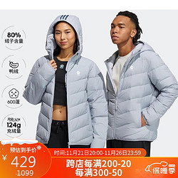 adidas 阿迪达斯 男女同款休闲时尚潮流外套防风保暖舒适羽绒服HY9637 A/2XL码