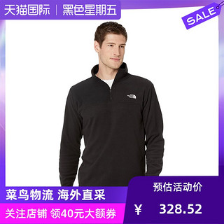 北面 TheNorthFace北面美版秋冬保暖男抓绒衣TKA GLACIER Quarter Zip