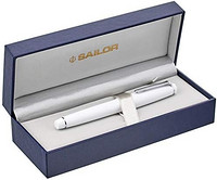 SAILOR 写乐 钢笔 Professional Gear Slim 银 白色 中细 11-1222-310