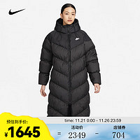 耐克Nike Therma-FIT 女子长款羽绒夹克 FD8213-010 XL