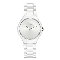 RADO 雷达 真薄系列陶瓷石英女表腕表R27958022—R27957012