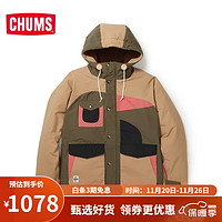 CHUMS 洽洽鸟 潮流户外秋冬新品男款拼色抓绒保暖夹克CH04-1319 CH04-1384-C074 M