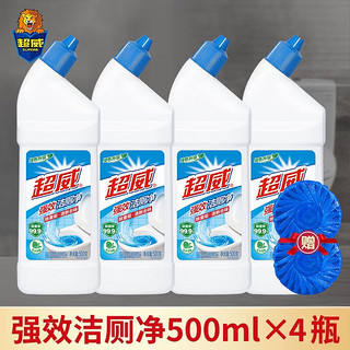 SUPERB 超威 强效洁厕净 500ml*4瓶