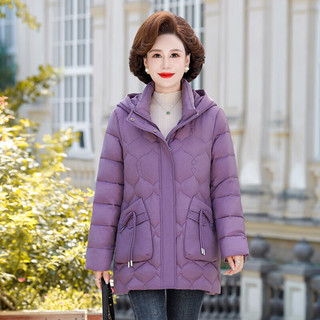 鸭鸭羽绒服鸭鸭（YAYA）中年冬装短款羽绒服2023气质中老年女款洋气外套女YS 黑色 L
