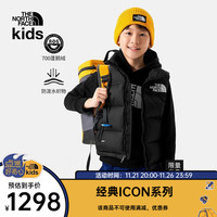 THE NORTH FACE北面童装羽绒马甲ICON鹅绒保暖男女童82WX JK3/黑色 130cm S(130/64)