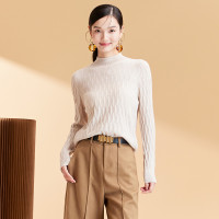 寒潮来了：SPRING BAMBOO 春竹 女士内搭半高领羊毛衫