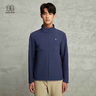 KOLON SPORT可隆男软壳夹克户外防风透湿外套防泼水休闲衣 藏蓝NV 180/XL