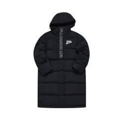 fila 斐乐 fusion系列男装男式羽绒服男时尚基础连帽保暖长款羽绒服