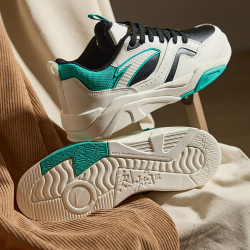 anta安踏运动休闲鞋男鞋秋季厚底革面复古板鞋篮球文化运动鞋子