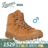 DANNER户外休闲Mountain 600男款高帮徒步登山鞋V底防水内衬 62298黄色/狼棕 男EE加宽版 40