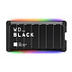 西部数据 WD_BLACK P40游戏移动固态硬盘500G 1T 2T西数移动硬盘