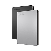 TOSHIBA 东芝 移动硬盘 1T 高速金属加密slim电脑外接外置存储盘