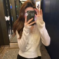 BTTKDL 蕾丝衫内搭上衣打底衫
