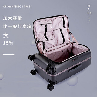 皇冠（crown）拉杆箱成人出差商务办公行李箱托运箱C-F5278H/28”