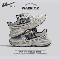 WARRIOR 回力 老爹鞋男季透气复古潮百搭休闲厚底增高登山运动鞋