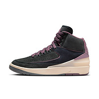 AIR JORDAN 正代系列 Air Jordan 2 Retro 女子篮球鞋 DX4400-005 灰黑/天空紫红/冰番石榴色/冷灰 36.5