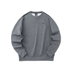 anta安踏运动卫衣男秋季百搭经典棉质舒适男子套头衫男装长袖运动上衣