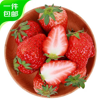 丹东99红颜草莓1.8斤 单果30-35g