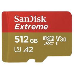 SanDisk 闪迪 Extreme 至尊极速移动系列 MicroSD存储卡 512GB（U3、V30、A2）