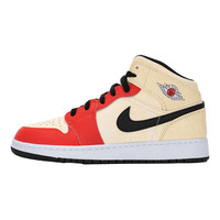 NIKE 耐克 运动鞋大童鞋AJ1板鞋撞色休闲鞋中帮复古篮球鞋