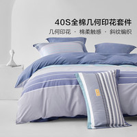 BLISS 百丽丝 床上四件套纯棉 艾伯安特 1.5米床四件套适配200*230cm被芯