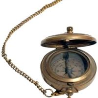 Generic SimbaKart 徒步黄铜指南针,复古风格黄铜口袋指南针,太阳表盘指南针,海盗指南针,露营指南针,雕刻指南针,手工,家居装饰