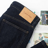 Calvin Klein 集货Calvin Klein ck男士直筒修身小脚深蓝美式显瘦牛仔裤百搭潮