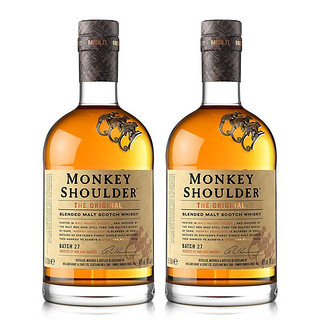 芝华士（Chivas Regal）御玖轩  三只猴子肩膀调和型纯麦威士忌洋酒 三只猴子双瓶装