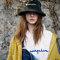 Champion 冠军秋冬卫衣男女情侣款印花logo连帽运动上衣