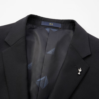 海澜之家（HLA）海澜之家商务绅士仿毛修身西服套装舒适外套裤子男HTXAD3Q058A 藏青58 170/88A