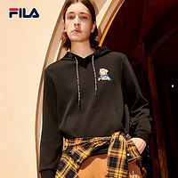 FILA 斐乐 男子运动连帽卫衣新款休闲保暖潮流套头衫网球风穿搭