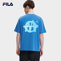 FILA 斐乐 x Magic Stick斐乐官方新款宽松T恤男女潮流时尚情侣短袖