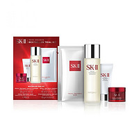 黑卡会员：SK-II 畅销体验套装（神仙水75ml+大红瓶霜15ml+洁面乳20ml+前男友面膜1片）