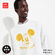 UNIQLO 优衣库 男装女装(UT) Mickey Shines卫衣长袖米奇落肩运动衫461040