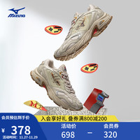 Mizuno 美津浓 男女PLAYER PACK电玩配色时尚休闲运动鞋 07/雾卡其/桔/红 42