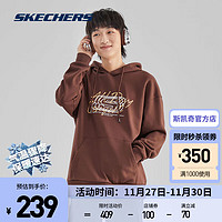 SKECHERS 斯凯奇 美拉德加绒圆领卫衣