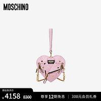 MOSCHINO 23早秋 女士时尚小号Heart Biker机车包