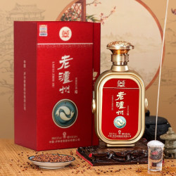 泸州老窖锦藏红52度浓香型白酒礼盒过节送礼用酒500ml1瓶