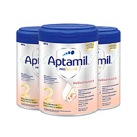 Aptamil 爱他美 白金版 婴幼儿配方奶粉 2段 3罐*800g