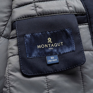 MONTAGUT 梦特娇 官方直发秋冬季新款商务棉服厚夹克 B09深宝蓝 52