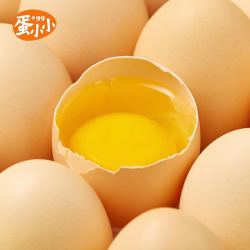 蛋小小 农家散养土鸡蛋无激素无色素10枚*45g蛋白细腻蛋黄醇厚